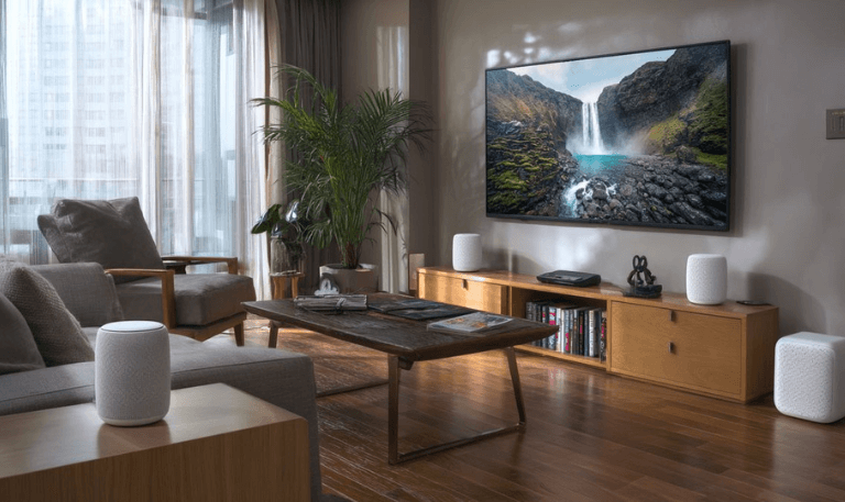Living Room with Smart Integration